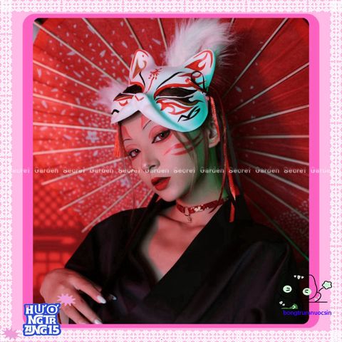 Mặt Nạ Mèo Nửa Mặt Halloween - Phụ Kiện Thú Vị cho Tiệc Hóa Trang và Giải Trí - Sản phẩm Thời Trang Độc Đáo