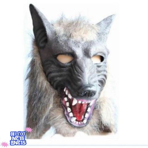 Mặt Nạ Halloween Hài Hước Chó Sói PVC - Phụ Kiện Hóa Trang Độc Đáo Cho Bữa Tiệc và Sự Kiện Thú Vị