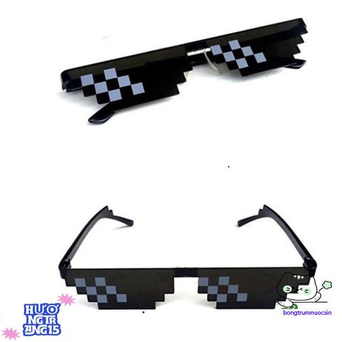 Kính Mát Thug Life T34 8-Bit Độc Đáo Chống UV - Thời Trang Unisex Cho Tín Đồ Phong Cách Streetwear
