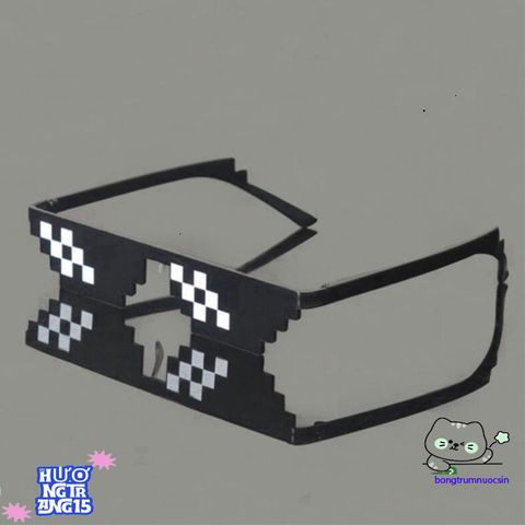 Kính Mát Thug Life T34 8-Bit Độc Đáo Chống UV - Thời Trang Unisex Cho Tín Đồ Phong Cách Streetwear