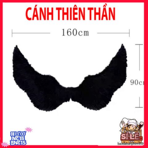 Cánh Thiên Thần Cosplay Lông Vũ - Phụ Kiện Halloween Độc Đáo, Chụp Ảnh và Biểu Diễn Ấn Tượng Cho Người Lớn