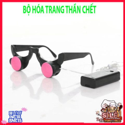 Bộ 4 Món Trang Phục Thần Chết Halloween Cho Trẻ Em và Người Lớn - Áo Choàng, Mặt Nạ, Găng Tay, Lưỡi Hái Ma Quái