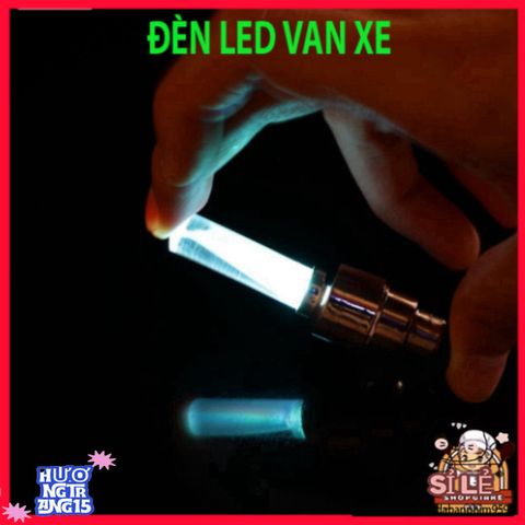 Đèn LED Trang Trí Lốp Xe - Nắp Van Phát Sáng 7 Màu Sắc, Phụ Kiện Thú Vị Cho Xe Đạp và Ô Tô, An Toàn và Thời Trang