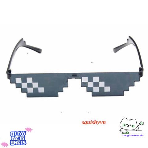 Kính Mosaics Thug Life Phong Cách Pixelated UV400 Dành Cho Nam Nữ - Kính Mát Hip Hop Độc Đáo từ squishyvn