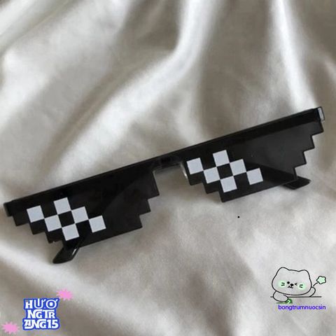 Kính Mát Punk Mosaic Thug Life - Kính Chống UV400, Thiết Kế Độc Đáo, Phong Cách Disco Cá Tính, Hoàn Hảo Cho Tiệc Tùng và Du Lịch