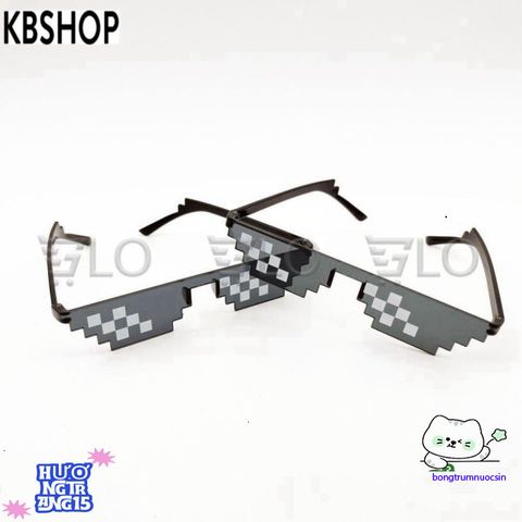 Kính Mát Thug Life Siêu Ngầu - Phụ Kiện Thời Trang Cho Game Thủ - Chống Tia UV, Gọng Nhựa Bền Bỉ