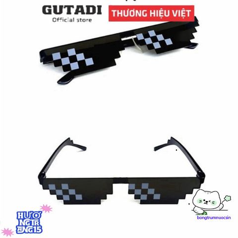 Kính Mắt Thug Life Minecraft - Kính Thời Trang Độc Đáo Dành Cho Nam Nữ, Phong Cách Ngầu, Giá Rẻ, Hot Trend 2020