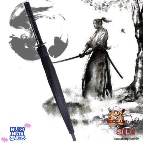 Ô Dù Kiếm Nhật Katana Thời Trang - Chống Nắng Mưa, Bền Bỉ, Phong Cách Sang Trọng từ Sanami - Quà Tặng Độc Đáo