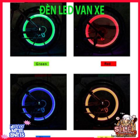 Đèn Led Bánh Xe Đạp Đa Năng - Phụ Kiện An Toàn Sáng Tạo Cho Xe Đạp, Xe Máy, Ô Tô - Đèn Chiếu Sáng Tự Động, Nhiều Màu Sắc