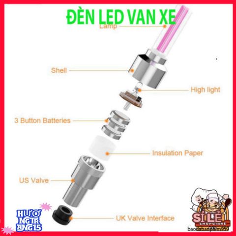 Đèn Led Bánh Xe Đạp Đa Năng - Phụ Kiện An Toàn Sáng Tạo Cho Xe Đạp, Xe Máy, Ô Tô - Đèn Chiếu Sáng Tự Động, Nhiều Màu Sắc