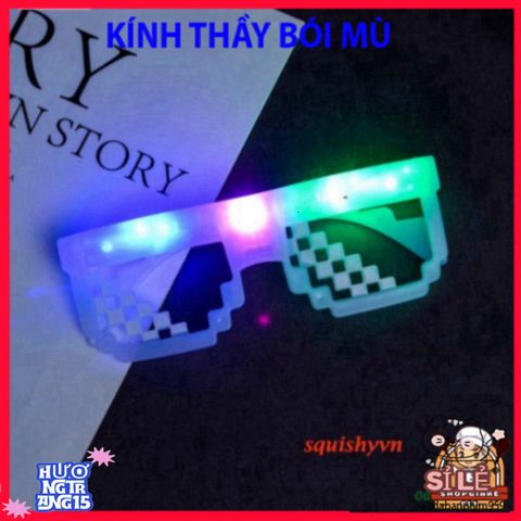 Kính Phát Sáng Thời Trang Thuglife LED - Phụ Kiện Tiệc Tùng Độc Đáo Cho Mọi Sự Kiện, Làm Nổi Bật Thời Trang Bạn!
