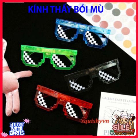 Kính Phát Sáng Thời Trang Thuglife LED - Phụ Kiện Tiệc Tùng Độc Đáo Cho Mọi Sự Kiện, Làm Nổi Bật Thời Trang Bạn!