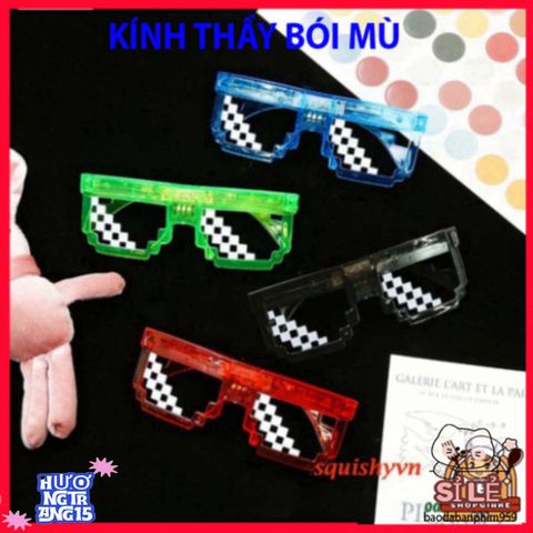 Kính Phát Sáng Thời Trang Thuglife LED - Phụ Kiện Tiệc Tùng Độc Đáo Cho Mọi Sự Kiện, Làm Nổi Bật Thời Trang Bạn!