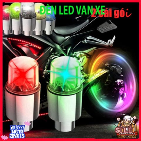 Set 2 Đèn LED Neon Chống Nước Cho Bánh Xe Đạp & Ô Tô - Phát Sáng Nắp Van An Toàn, Thẩm Mỹ, Tiện Dụng