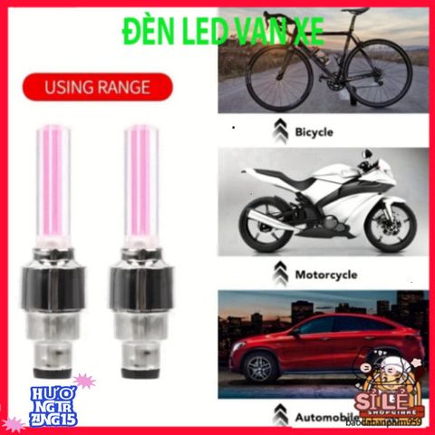 Đèn LED Kích Hoạt Chuyển Động Chống Nước - Phụ Kiện Trang Trí Bánh Xe Ô Tô, Xe Máy, An Toàn Ban Đêm