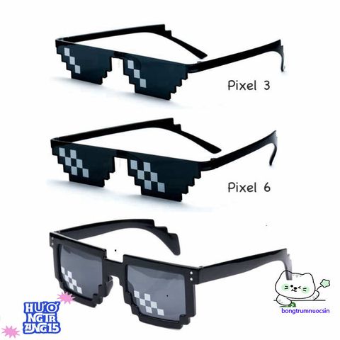 Kính Mát Nam Thug Life 8-Bit - Kính Chống UV 400 Kiểu Dáng Thời Thượng - Quà Tặng Tuyệt Vời Cho Phái Mạnh
