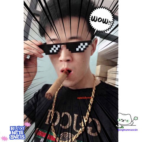 Kính Mát Mosaic Thug Life - Kiểu Dáng Hip Hop Độc Đảo Dành Cho Nam Nữ với Chất Liệu PC và UV400