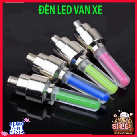 Đèn LED Nắp Van Lốp Xe Đạp & Ô Tô - Chiếu Sáng An Toàn Ban Đêm, Dễ Dàng Lắp Đặt - Phụ Kiện Xe Hơi Chất Lượng Cao