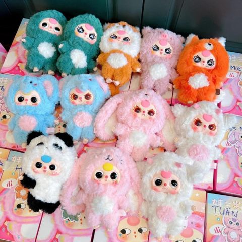 Mô Hình Búp Bê Baby Three V3 - Blind Box Dễ Thương, Quà Tặng Độc Đáo, Trang Trí Móc Khóa, Pop Mart Chính Hãng