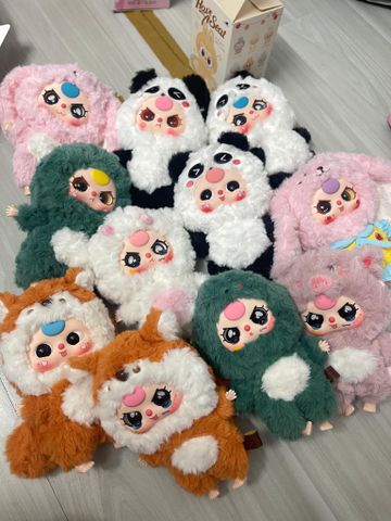 Mô Hình Búp Bê Baby Three V3 - Blind Box Dễ Thương, Quà Tặng Độc Đáo, Trang Trí Móc Khóa, Pop Mart Chính Hãng