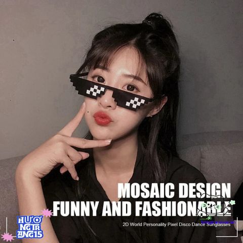 Kính Mát Thời Thượng Sweetybox Thug Life Cá Tính - Chống Chói UV400, Phong Cách Vũ Trường, Thích Hợp Du Lịch và Tiệc Tùng
