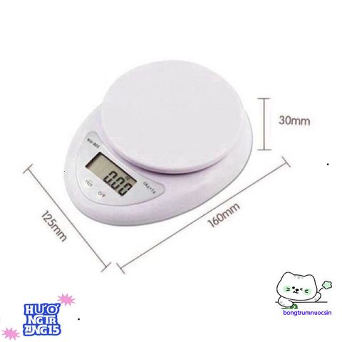 Cân Điện Tử Mini WH-B05 Nhỏ Gọn - Cân Sức Khỏe Tối Đa 5kg, Thiết Kế Hiện Đại, Dễ Dàng Sử Dụng, Thay Pin Tiện Lợi