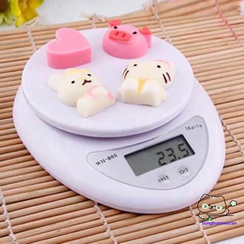 Cân Điện Tử Mini WH-B05 Nhỏ Gọn - Cân Sức Khỏe Tối Đa 5kg, Thiết Kế Hiện Đại, Dễ Dàng Sử Dụng, Thay Pin Tiện Lợi
