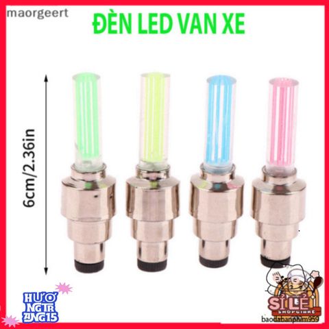 Đèn LED Nắp Van Xe Đạp - Phát Sáng Nổi Bật Đêm, Phụ Kiện An Toàn và Thẩm Mỹ Cho Người Yêu Thích Chạy Xe Đạp