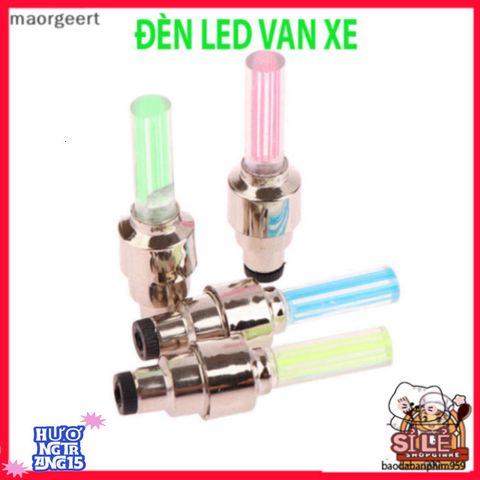 Đèn LED Nắp Van Xe Đạp - Phát Sáng Nổi Bật Đêm, Phụ Kiện An Toàn và Thẩm Mỹ Cho Người Yêu Thích Chạy Xe Đạp
