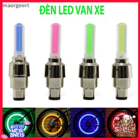 Đèn LED Nắp Van Xe Đạp - Phát Sáng Nổi Bật Đêm, Phụ Kiện An Toàn và Thẩm Mỹ Cho Người Yêu Thích Chạy Xe Đạp