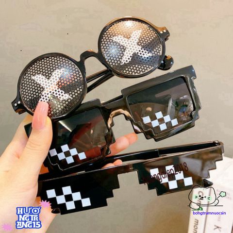 Kính Thuglife 6 Chấm MINECRAFT - Kính Mát Thời Trang Độc Đáo Nhiều Sắc Màu, Phong Cách Mới 2021