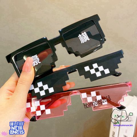 Kính Thuglife 6 Chấm MINECRAFT - Kính Mát Thời Trang Độc Đáo Nhiều Sắc Màu, Phong Cách Mới 2021