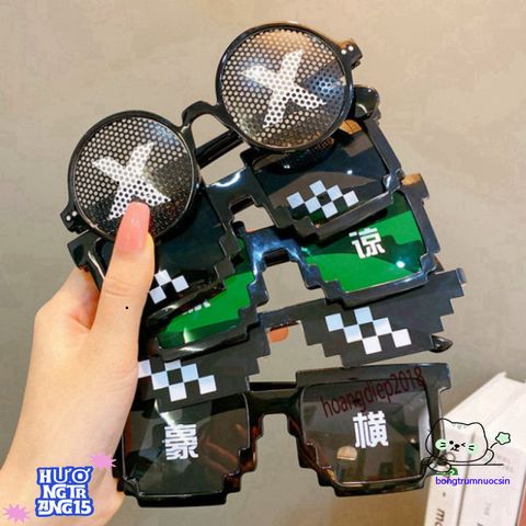 Kính Thuglife 6 Chấm MINECRAFT - Kính Mát Thời Trang Độc Đáo Nhiều Sắc Màu, Phong Cách Mới 2021