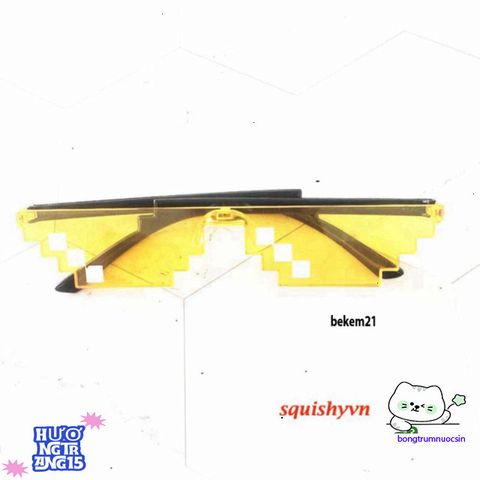 Kính Mắt Thug Life Cá Tính Dành Cho Fan Minecraft - Kính Thời Trang Unisex Siêu Ngầu, Chống Tia UV, Nhẹ Nhàng, Bền Bỉ