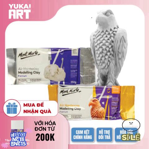 Đất Sét Tự Khô Mont Marte - Chất Liệu Tạo Hình Mềm Mịn, Lý Tưởng Cho Mỹ Thuật Tại Nhà