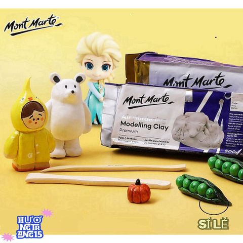 Đất Sét Tự Khô Mont Marte - Chất Liệu Tạo Hình Mềm Mịn, Lý Tưởng Cho Mỹ Thuật Tại Nhà