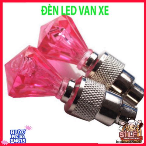 Đèn LED Gắn Van Xe Nháy 7 Màu - Phụ Kiện Xe Đạp, Xe Máy và Ô Tô, Tăng Cường An Toàn, Dễ Dàng Lắp Đặt, Hiệu Ứng Ánh Sáng Sống Động