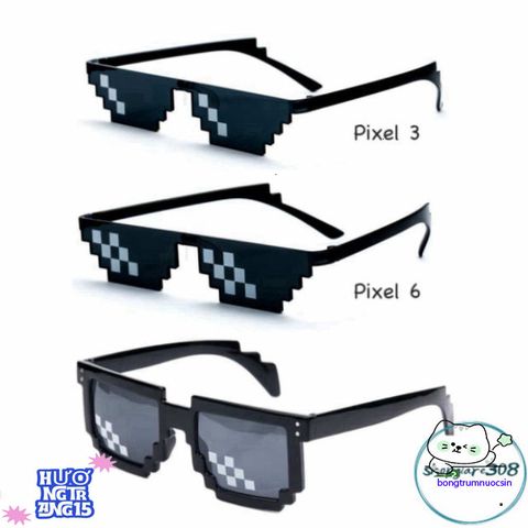 Kính Mát Thug Life 8bit Nam - Thời Trang Chống Nắng UV400 Cho Phong Cách Cá Tính, Độc Đáo và Sang Trọng
