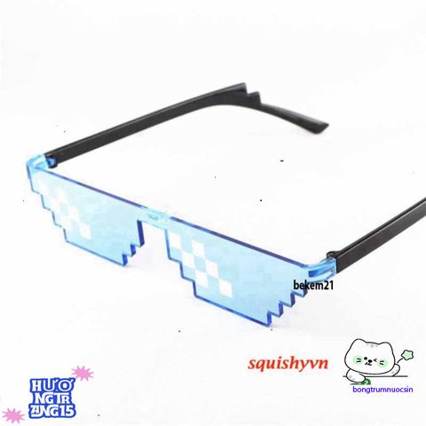 Kính Mát Thug Life Đen Chất Lượng Cao - Món Quà Thích Hợp Cho Game Thủ & Người Đam Mê Meme, Tự Tin Đương Đầu Với Cuộc Sống