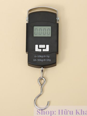Cân Móc Treo Xách Tay 50kg - Tiện Lợi Có 2 Pin AAA, Lý Tưởng Cho Cân Thực Phẩm, Hành Lý Và Buôn Bán Di Động
