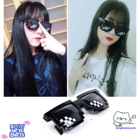 Kính Mát Thug Life Oversized - Phong Cách Cool Ngầu Dành Cho Game Thủ, Chống Tia UV, Kiểu Dáng Đẹp, Thời Trang Năng Động