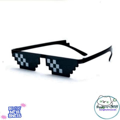 Kính Thug Life 8Bit Chất Lừ - Phong Cách Côn Đồ Độc Đáo Cho Nam Nữ, Phụ Kiện Thời Trang Cá Tính