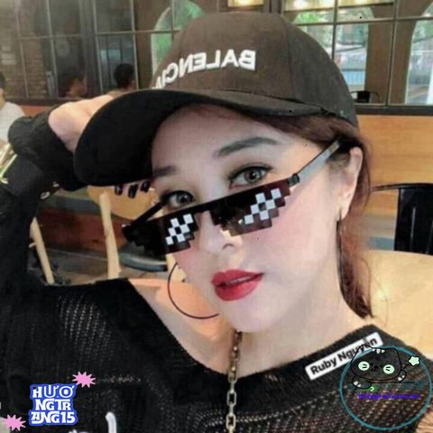 Kính Thug Life 8Bit Chất Lừ - Phong Cách Côn Đồ Độc Đáo Cho Nam Nữ, Phụ Kiện Thời Trang Cá Tính