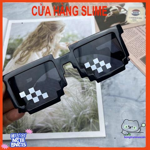 Kính Thuglife MINECRAFT 6 Chấm Đa Sắc - Kính Mát Thời Trang Độc Đáo, Phong Cách Ngầu Cho Nam Nữ
