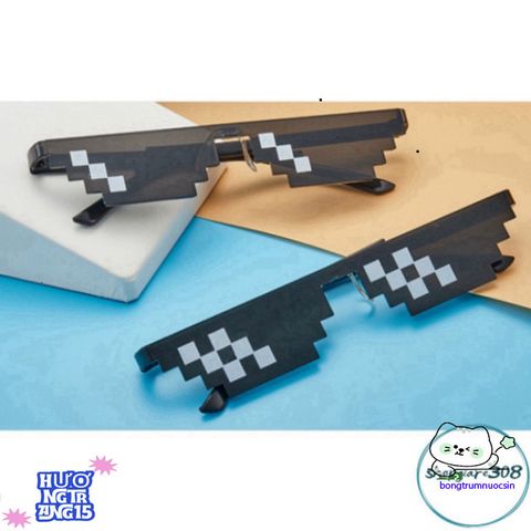 Kính Thug Life 8Bit Chất Lừ - Phong Cách Côn Đồ Độc Đáo Cho Nam Nữ, Phụ Kiện Thời Trang Cá Tính