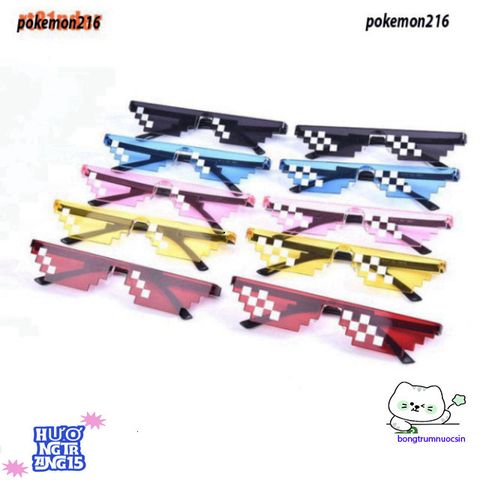 Kính Mát Thug Life 8 Bit Pixel - Kính Mosaic Độc Đáo Cho Gamer, Khẳng Định Phong Cách Thời Trang 2023