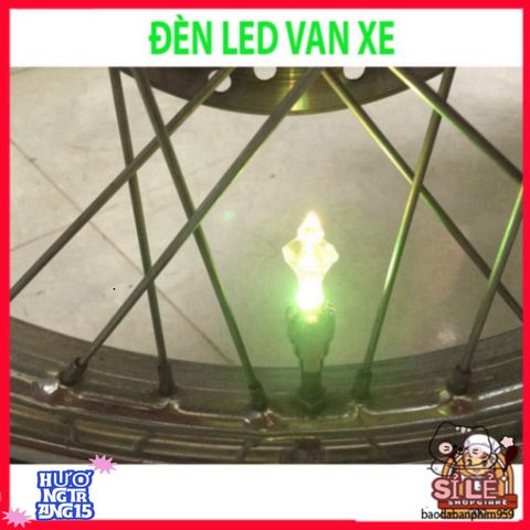 Đèn LED Van Xe Nháy 7 Màu - Phụ Kiện Phát Sáng An Toàn Cho Xe Đạp, Xe Máy và Ô Tô