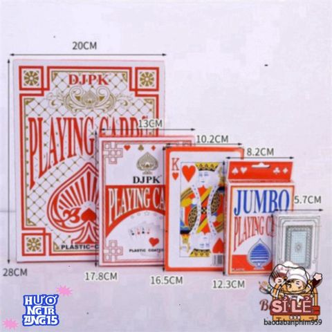 Bộ Bài Tây Poker Cỡ Lớn A4 - Bài Chơi Chiến Lược Siêu To Cứng Cáp Và Đẹp Mắt Dành Cho Game Thủ Và Sự Kiện