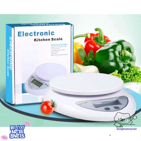 Cân Điện Tử Mini LS1-0527-540 - Cân Bàn Chính Xác 5Kg, Thiết Kế Nhỏ Gọn, Dễ Sử Dụng Trong Nhà Bếp