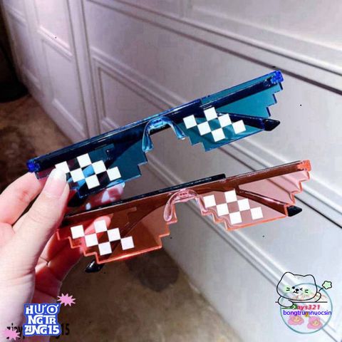 Kính Thuglife 6 Chấm Minecraft - Kính Mắt Thời Trang Độc Lạ Cho Nam Nữ, Phong Cách Cute và Chất Lượng Cao